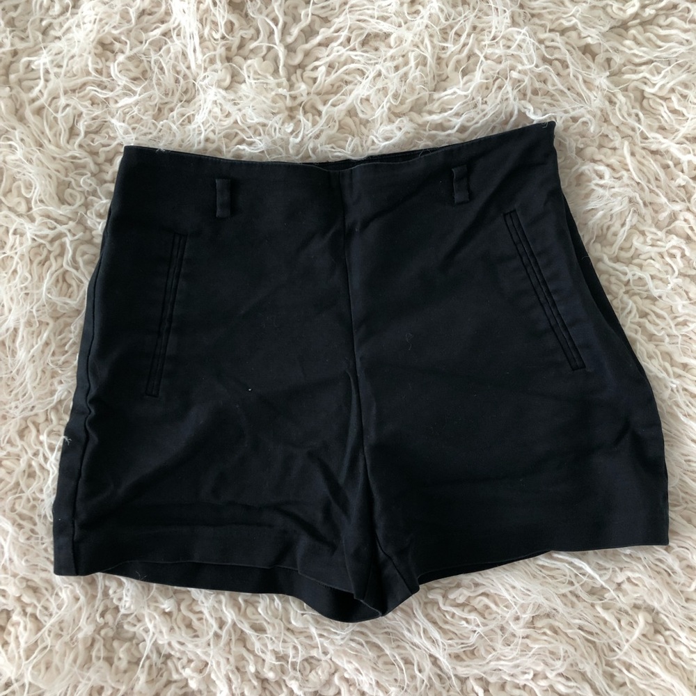 Zara Dark Blue Suit Shorts